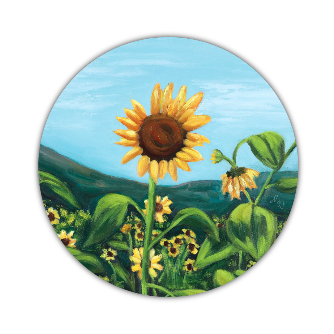 Sunflower Field Sticker