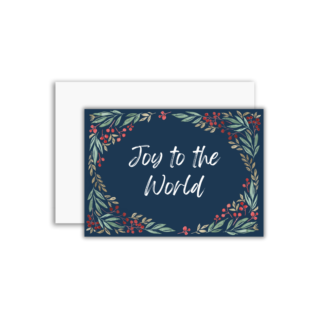 Joy to the World Greeting Card