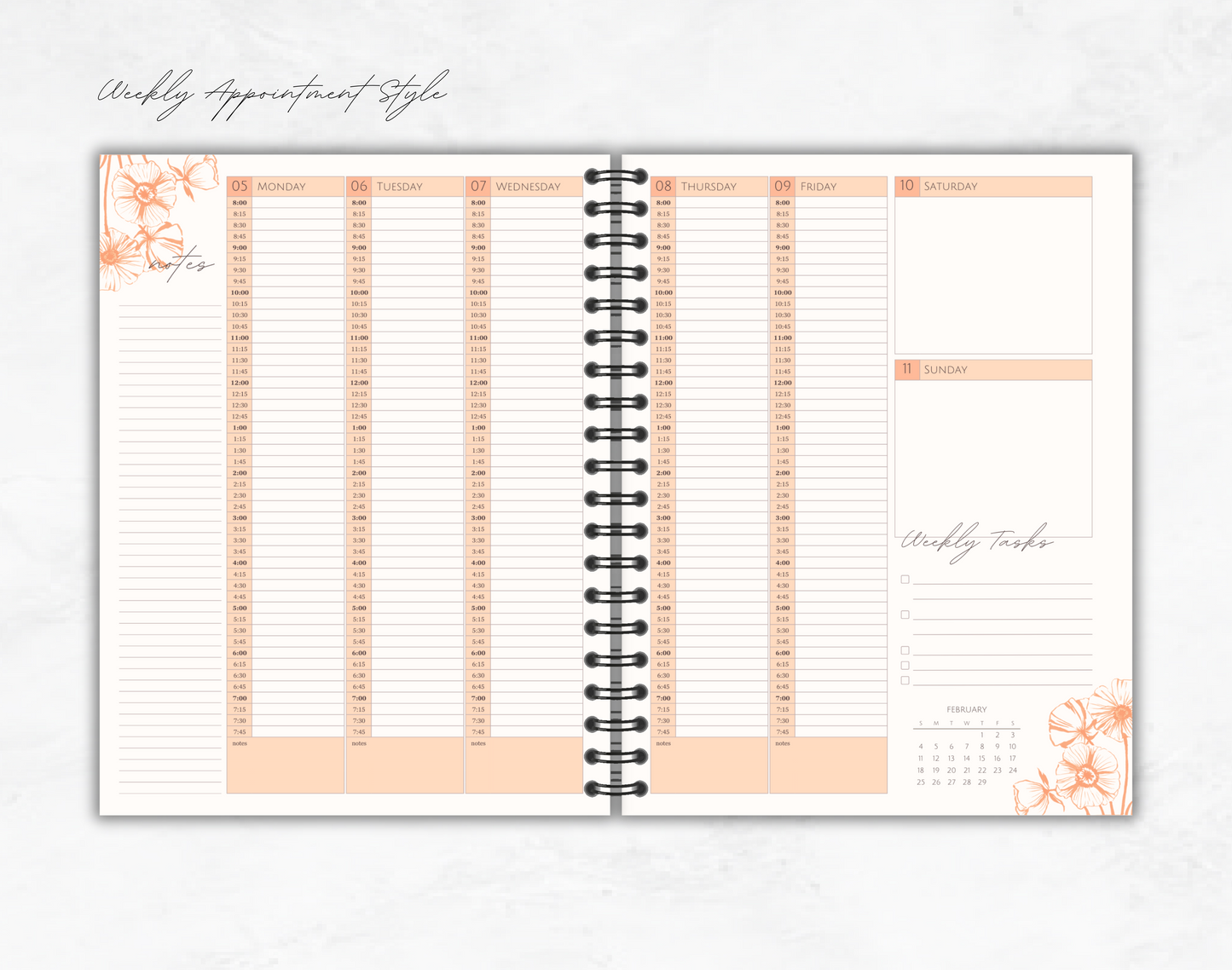 Iceland Poppies Planner