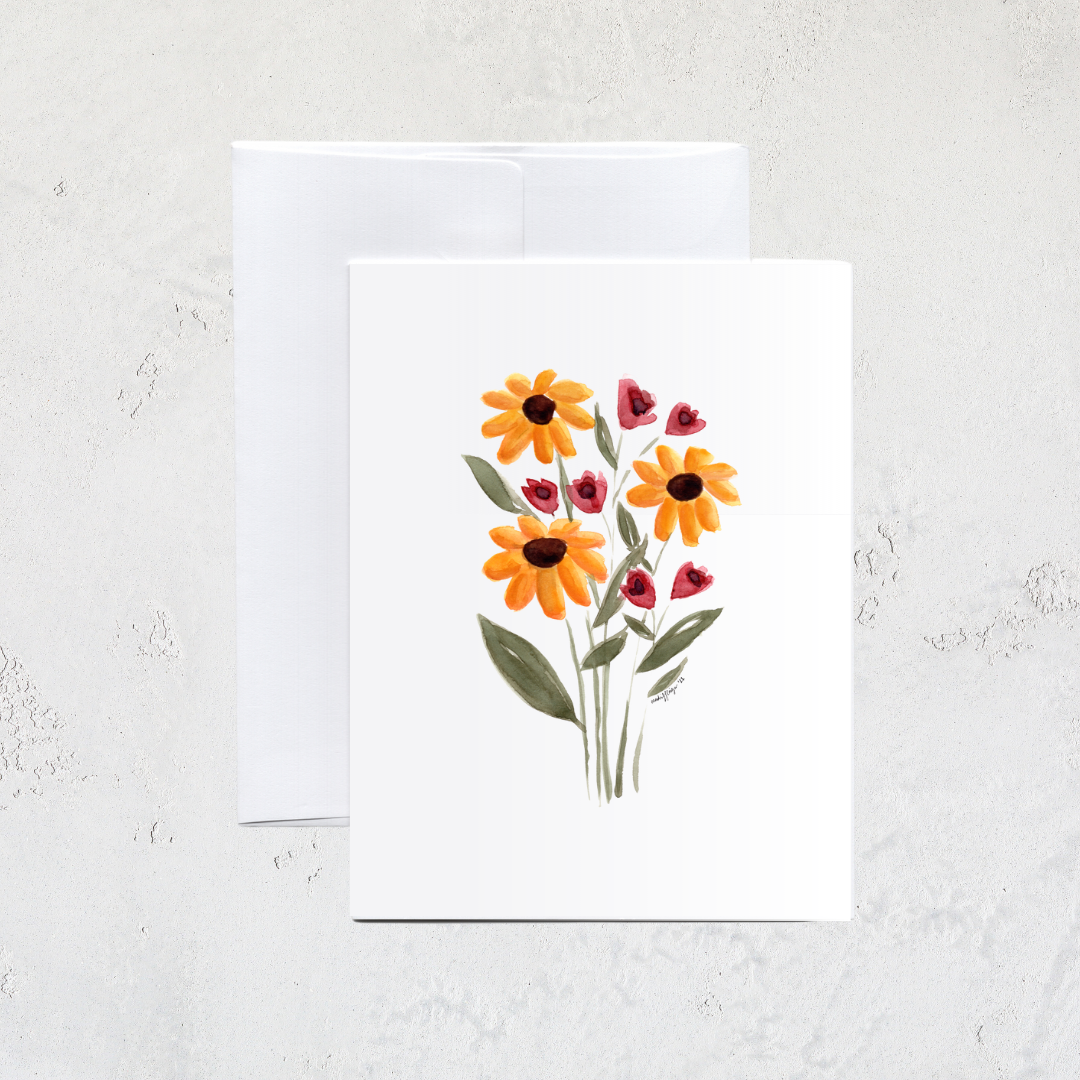 Black Eyed Susan Greeting Card