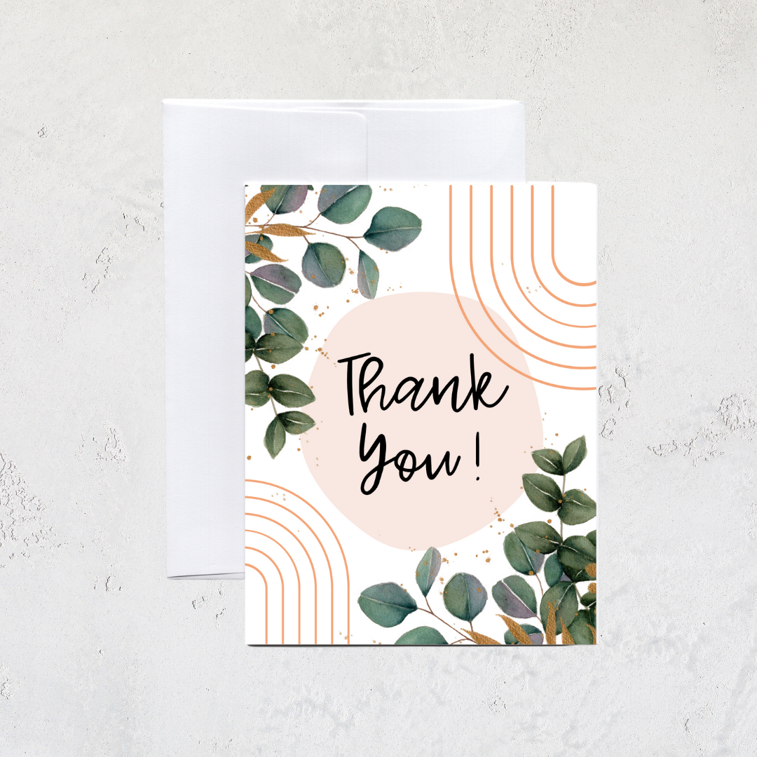 Eucalyptus Thank You Card