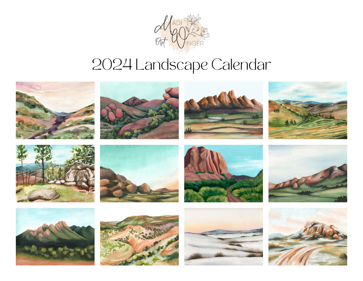 2024 Landscape Calendar