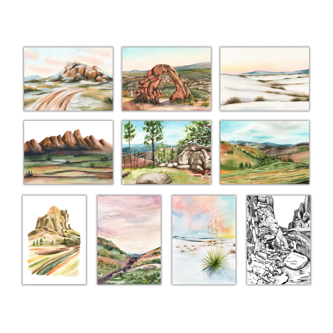 Variety Landscape Greeting Card Set