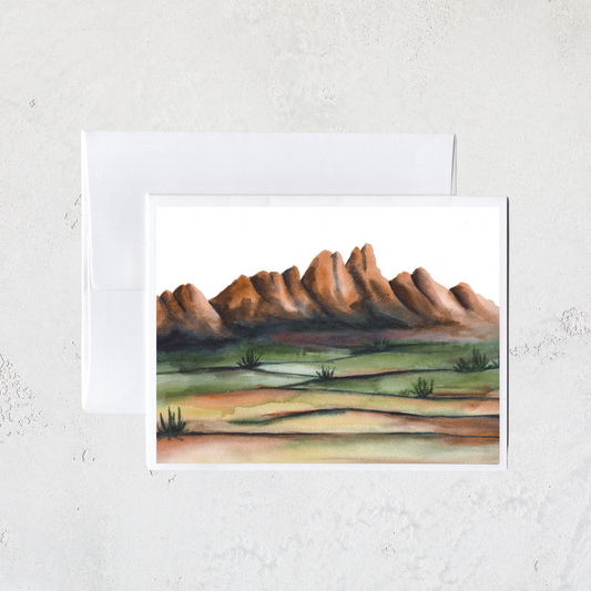 Organ Mountain Greeting Card