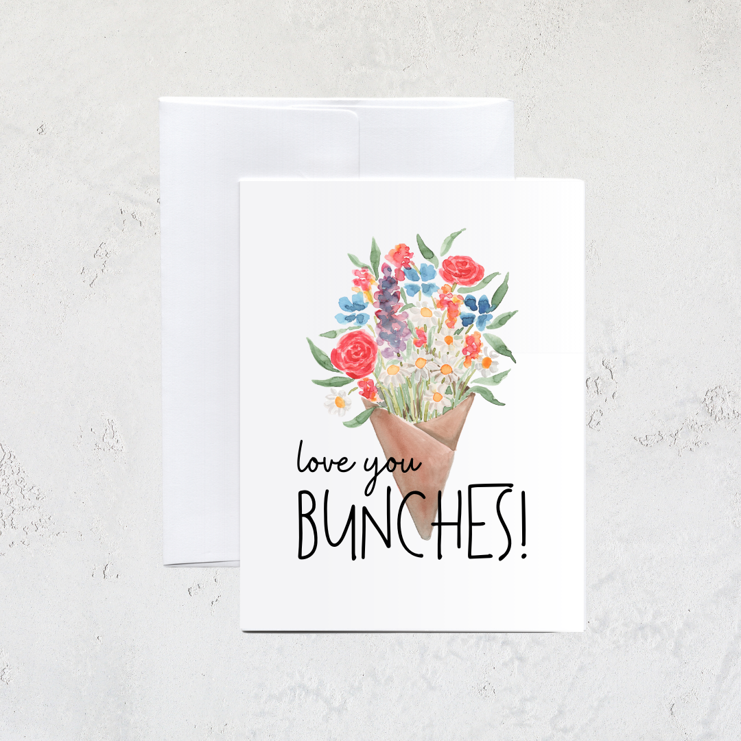 Love You Bunches Greeting Card