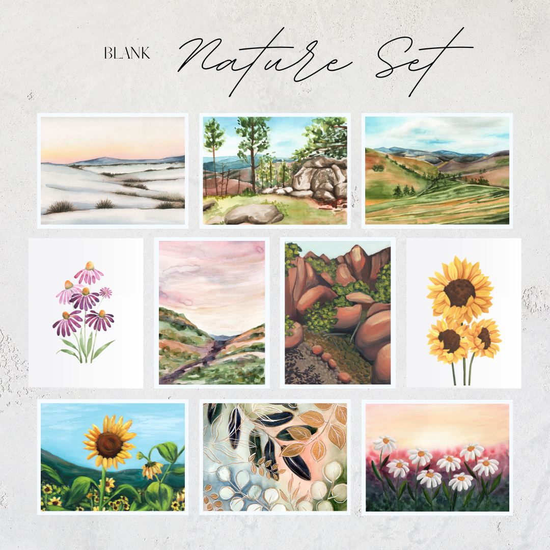 Variety Nature Greeting Card Set