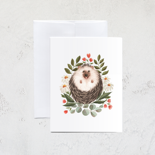 Hedgehog Greeting Card