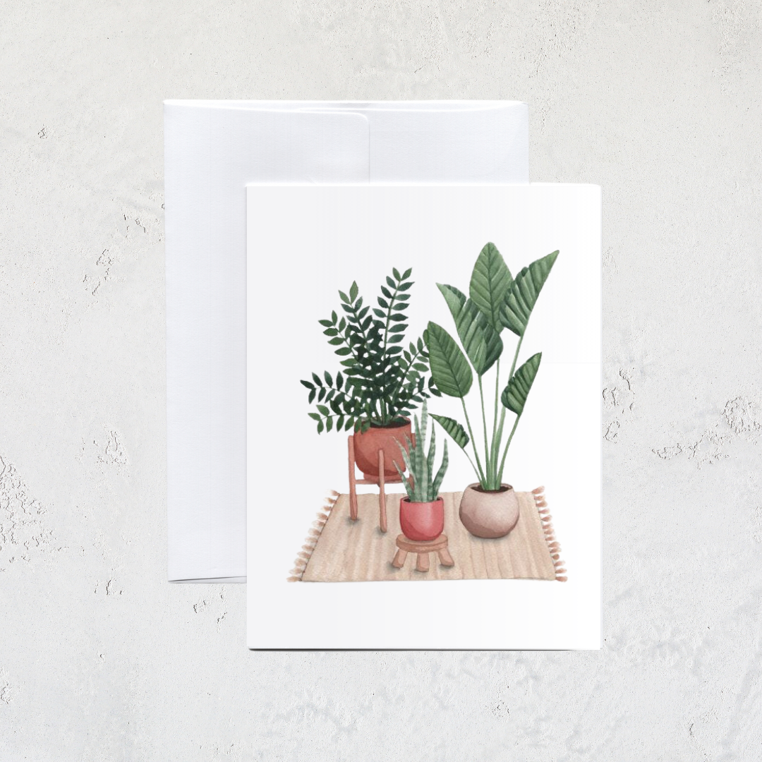 Houseplant Greeting Card