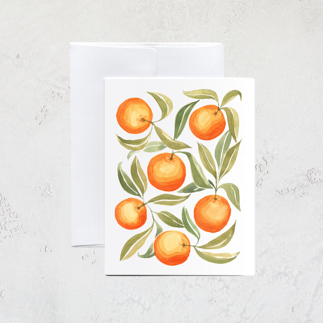 Oranges Greeting Card