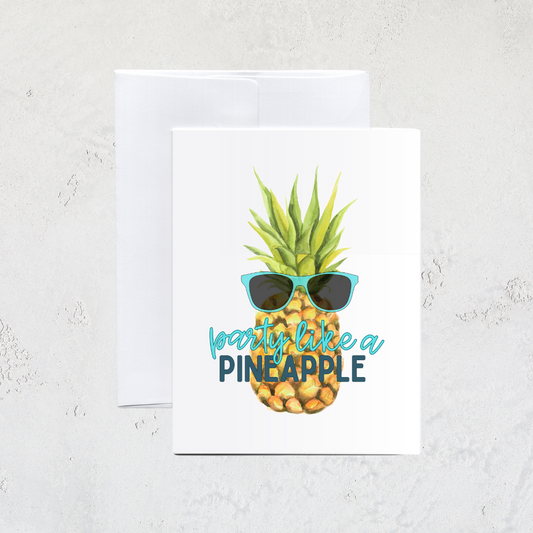 Pineapple Birthday Card