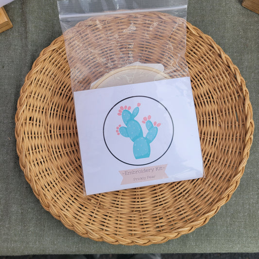 Prickly Pear Embroidery Kit