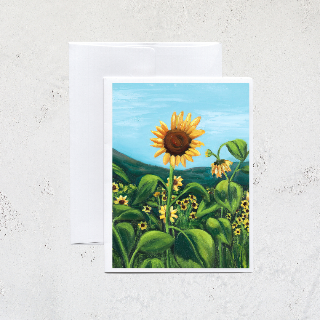 Sunflower Field Greeting Card