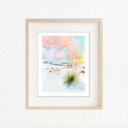 White Sands Yucca Plant