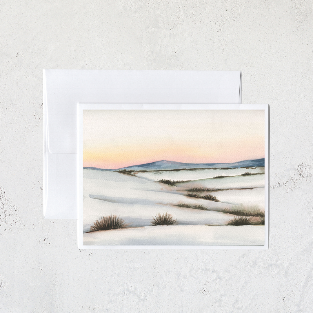 White Sands Greeting Card