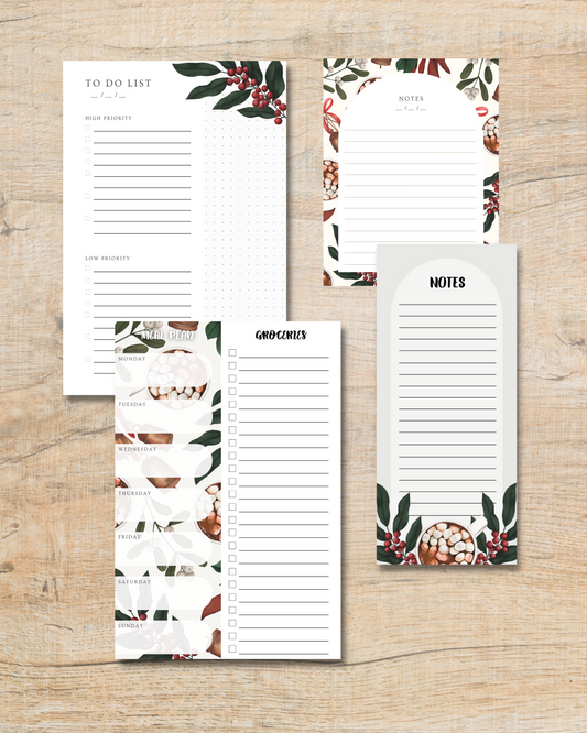 Christmas Pattern Stationery Bundle