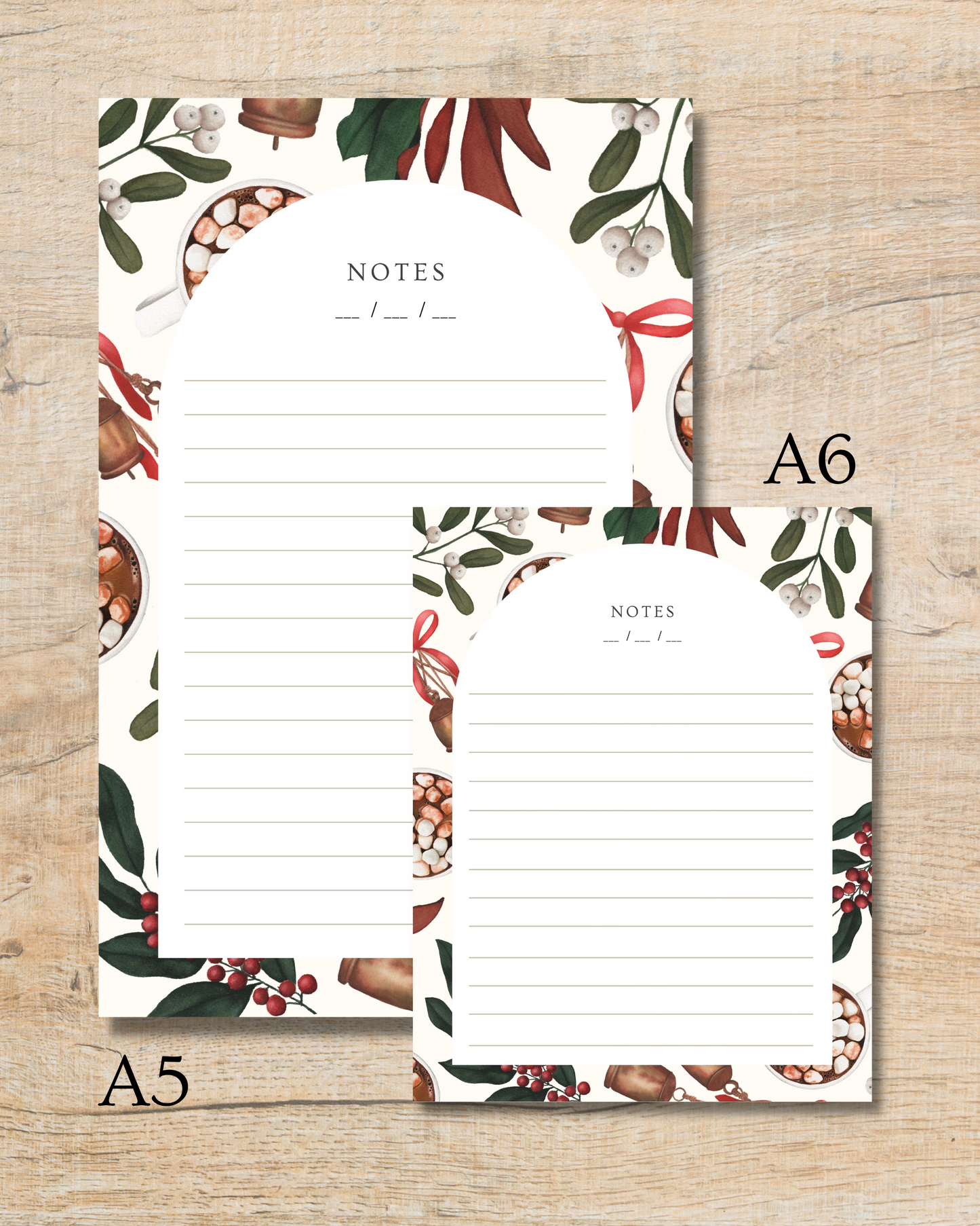 Christmas Pattern Notepad