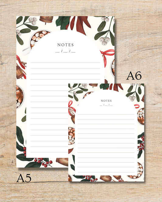 Christmas Pattern Notepad