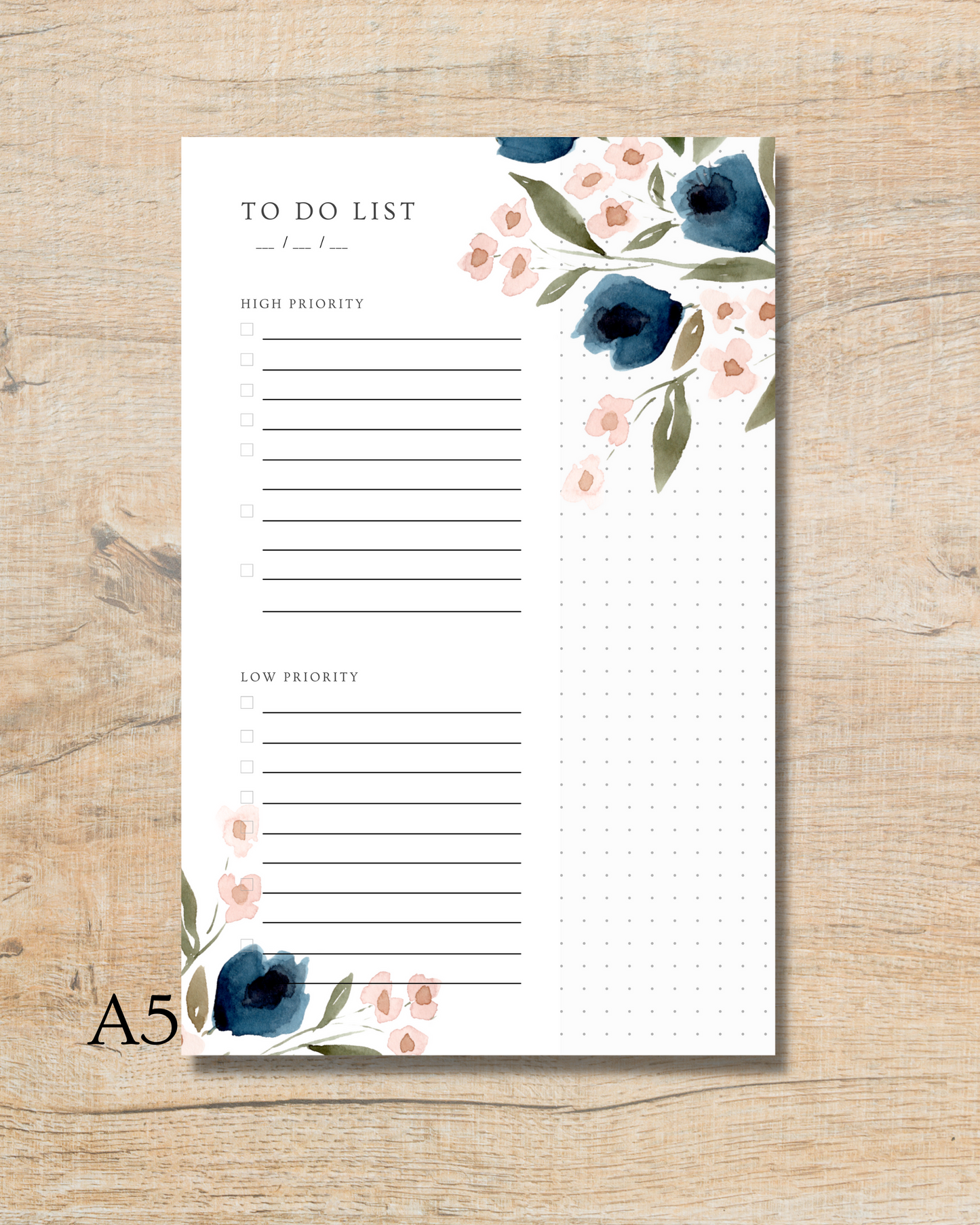 Blue Poppies to-do list