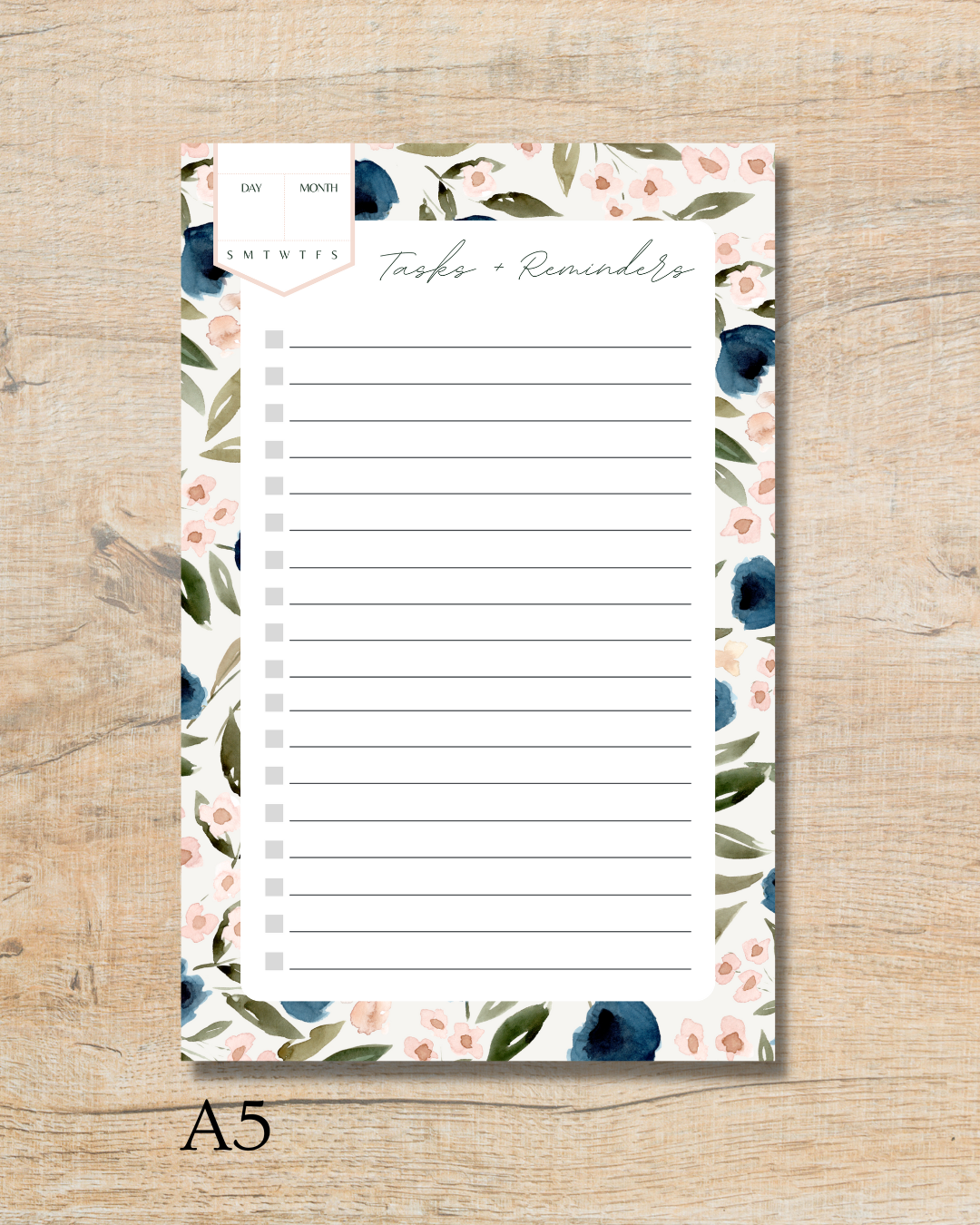 Blue Poppies Stationery Bundle