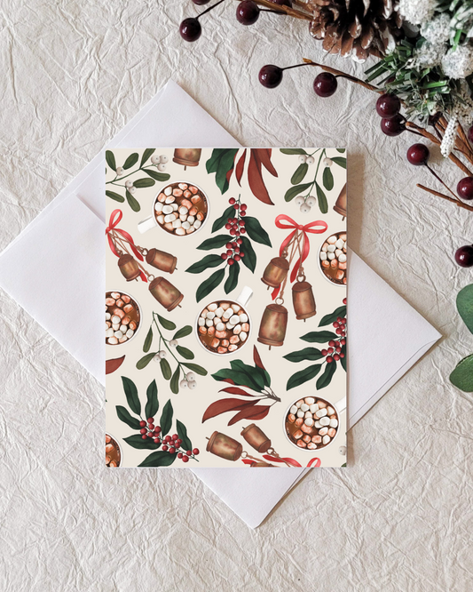 Christmas Pattern Greeting Card