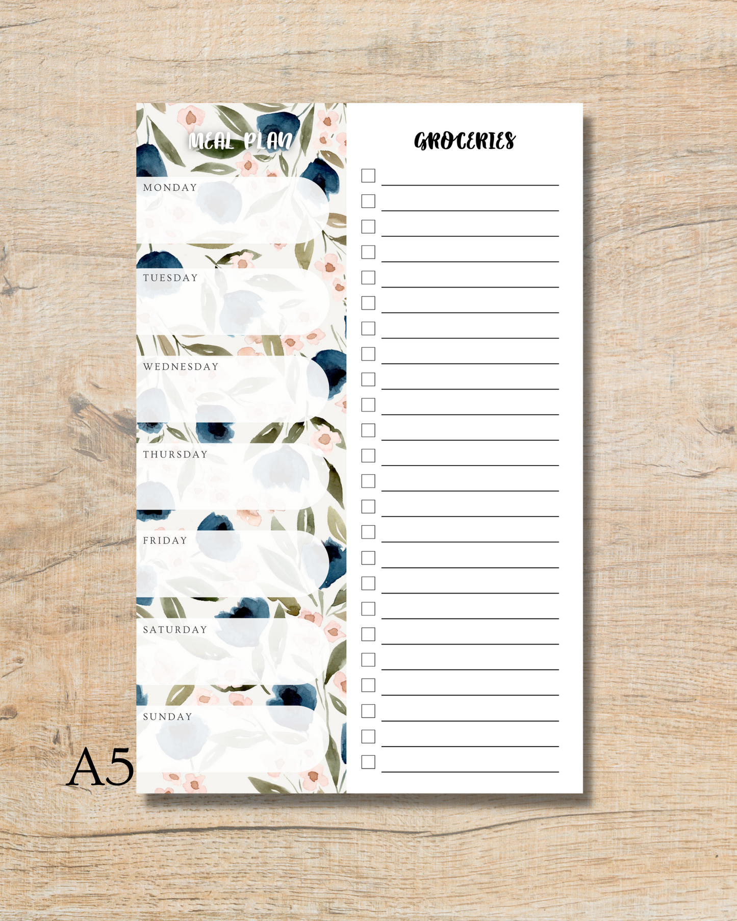 Blue Poppies Stationery Bundle